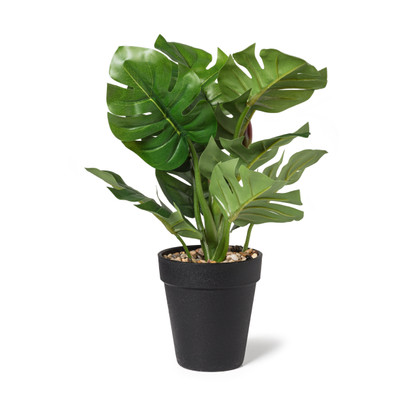 Kunstplant monstera - ø16x30 cm